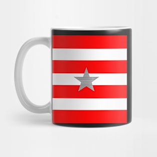 Red strips - star Mug